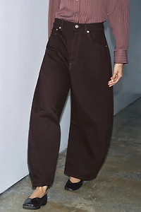 ZW COLLECTION MID-RISE BALLOON JEANS