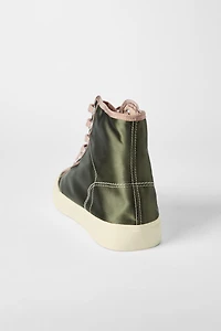 HIGH TOP SNEAKERS BOBBY GILLESPIE X ZARA