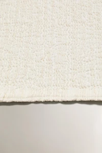 PLEATED TEXTURED BATH MAT