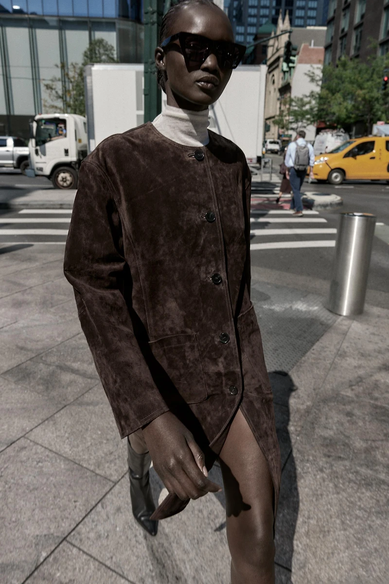 100% LEATHER COAT