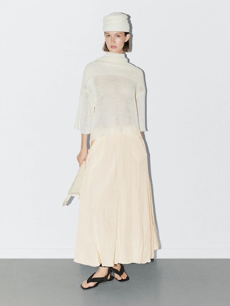 Oversize short sleeve sweater - STUDIO