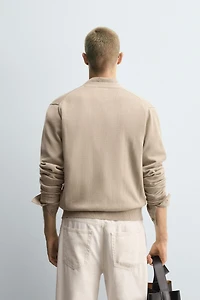 LIGHTWEIGHT STRUCTURED CARDIGAN