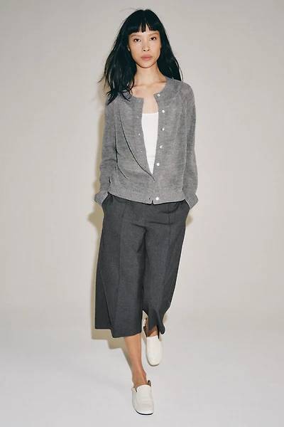 WOOL-BLEND CARDIGAN