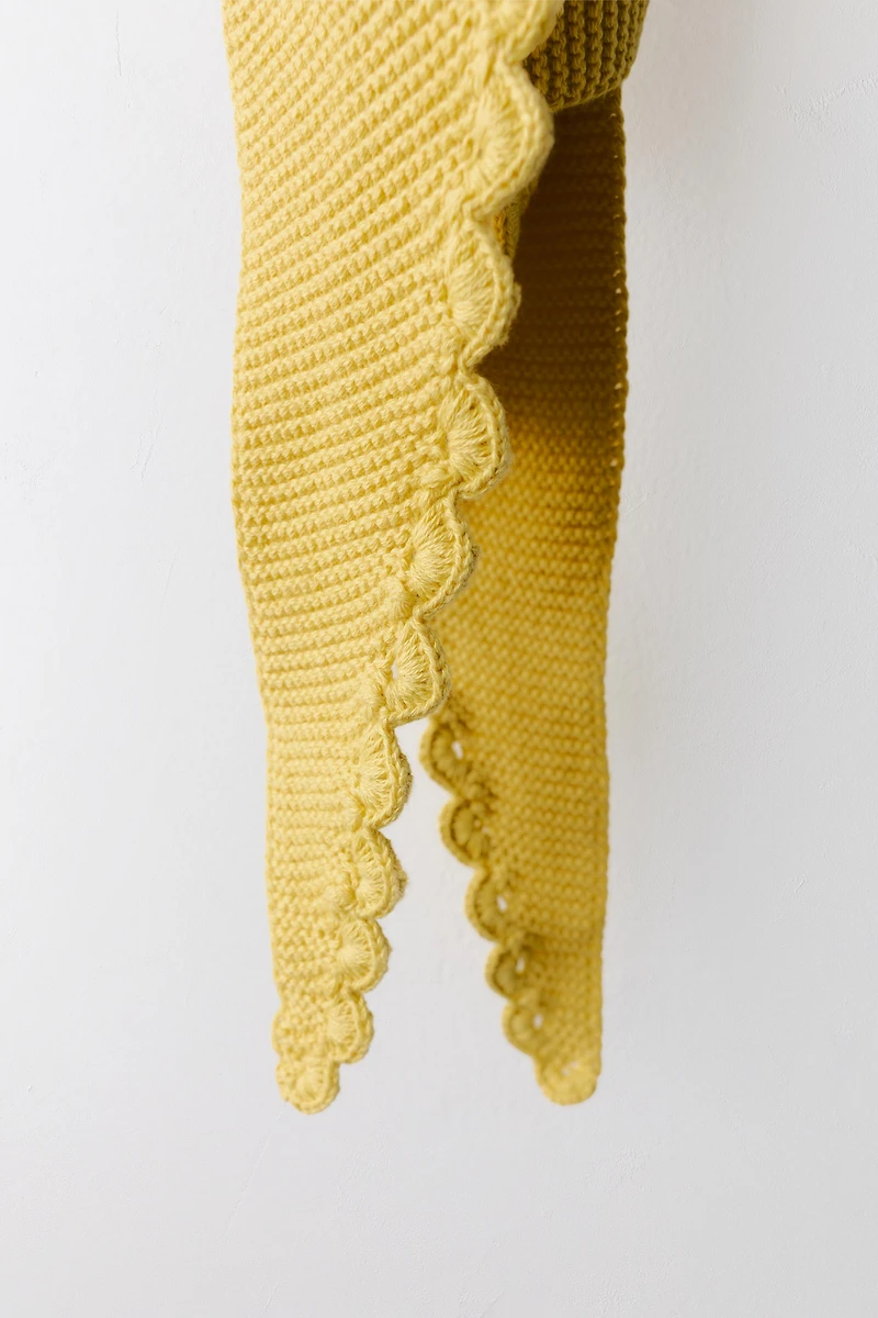LIMITED EDITION COTTON KNIT CAPELET