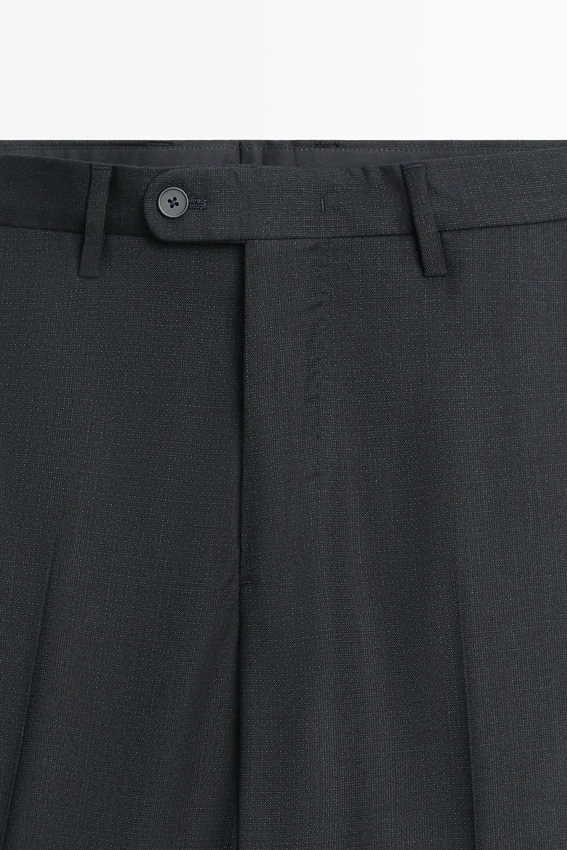 100% wool suit pants