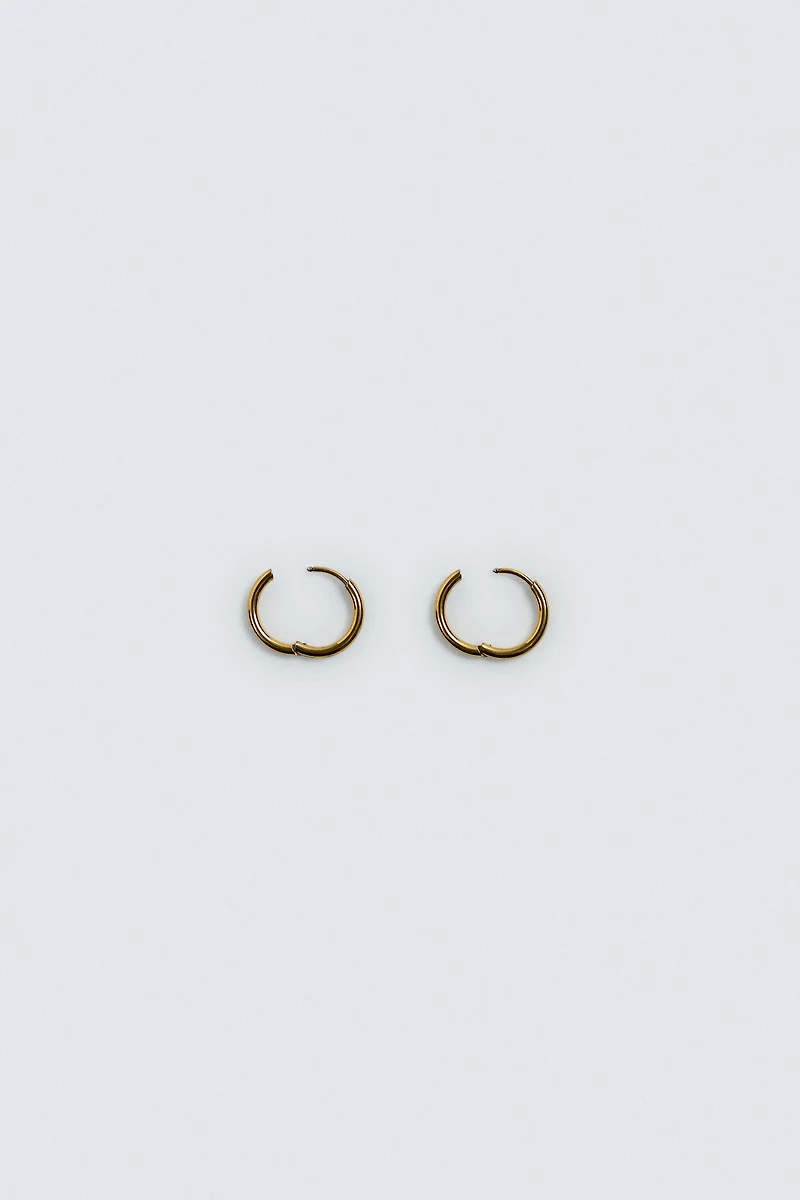 STAINLESS STEEL HOOP EARRINGS