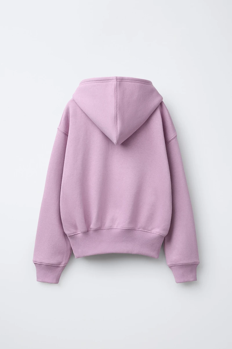 TEXT HOODIE SWEATSHIRT