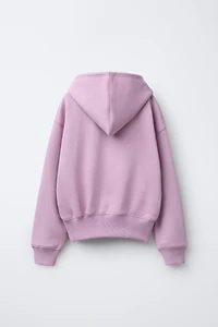 TEXT HOODIE SWEATSHIRT