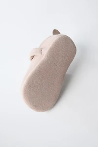 LEATHER BALLET FLATS