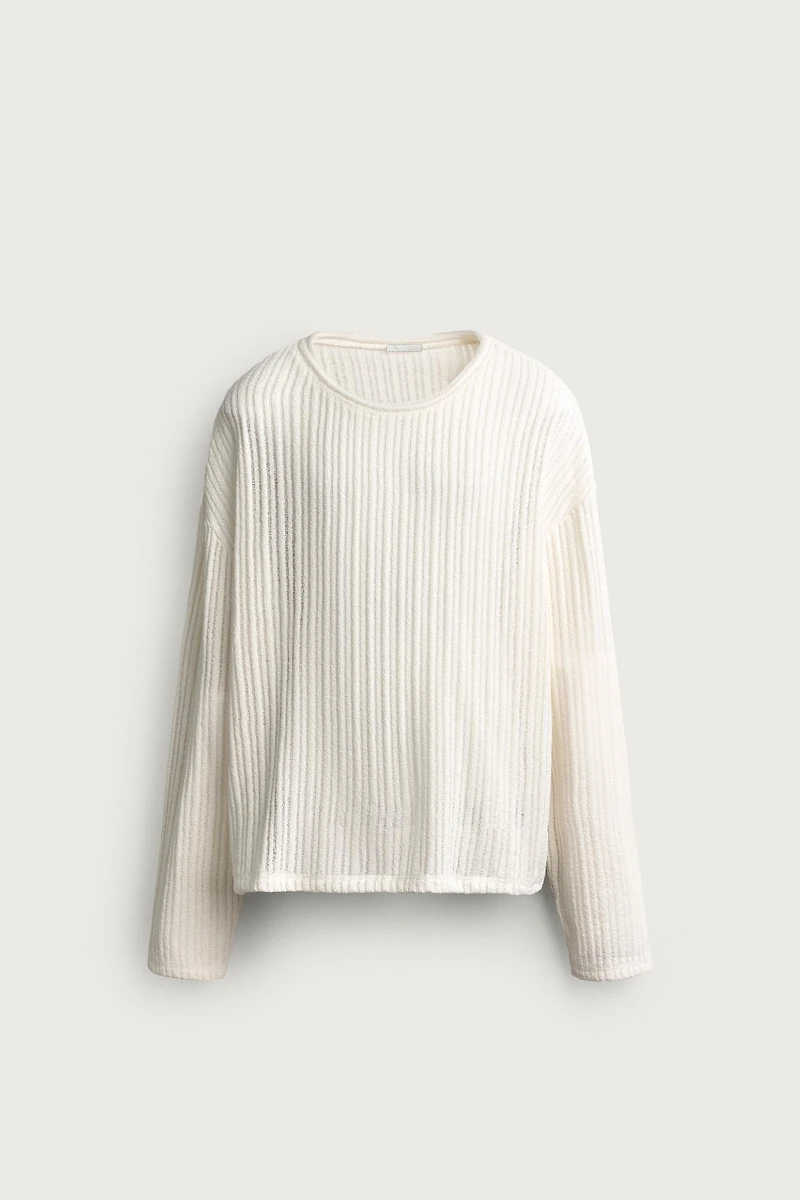 TEXTURED RELAXED FIT T-SHIRT