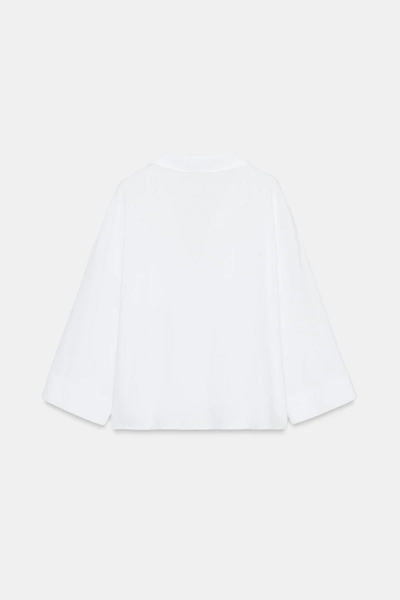 CHEMISE FLUIDE AVEC LIN