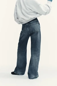 TRF EXTRA WIDE LEG HIGH WAIST JEANS