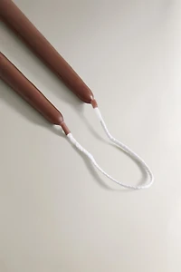 PACK BOUGIES DÉCORATIVES CONIQUES (PACK DE 2)