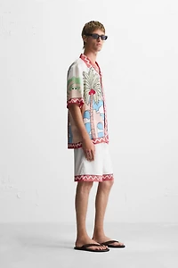 LANDSCAPE SATIN SHIRT