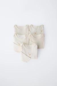 FIVE-PACK OF GEESE BODYSUITS