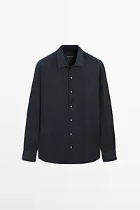 Extra fine regular fit linen shirt