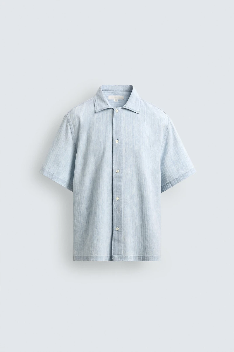 CHEMISE STRUCTURÉE LAVÉE