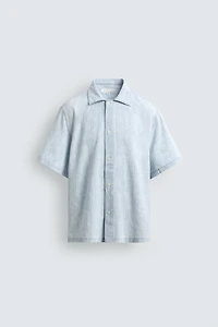 CHEMISE STRUCTURÉE LAVÉE