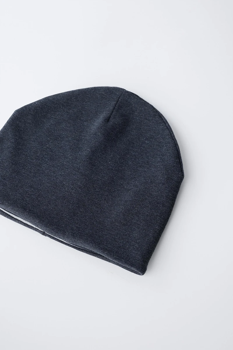 BONNET RÉVERSIBLE RAYURES CANNELÉ