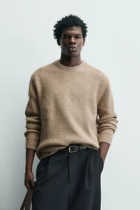 REGULAR FIT WAFFLE TEXTURED JUMPER