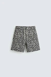 GEOMETRIC PRINT LONG SWIMSUIT