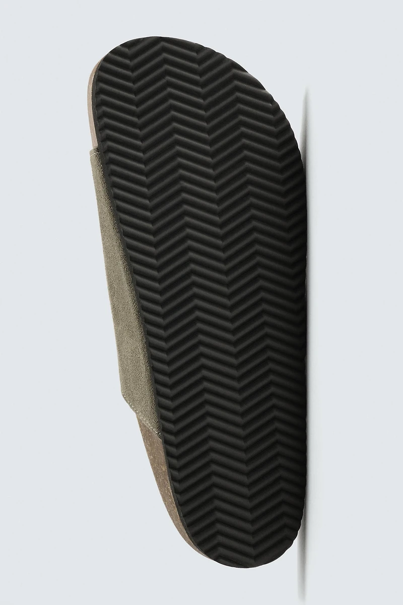 LEATHER STRAP SANDALS