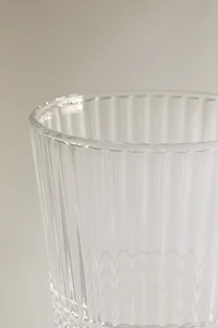 GOBELET VERRE RELIEF