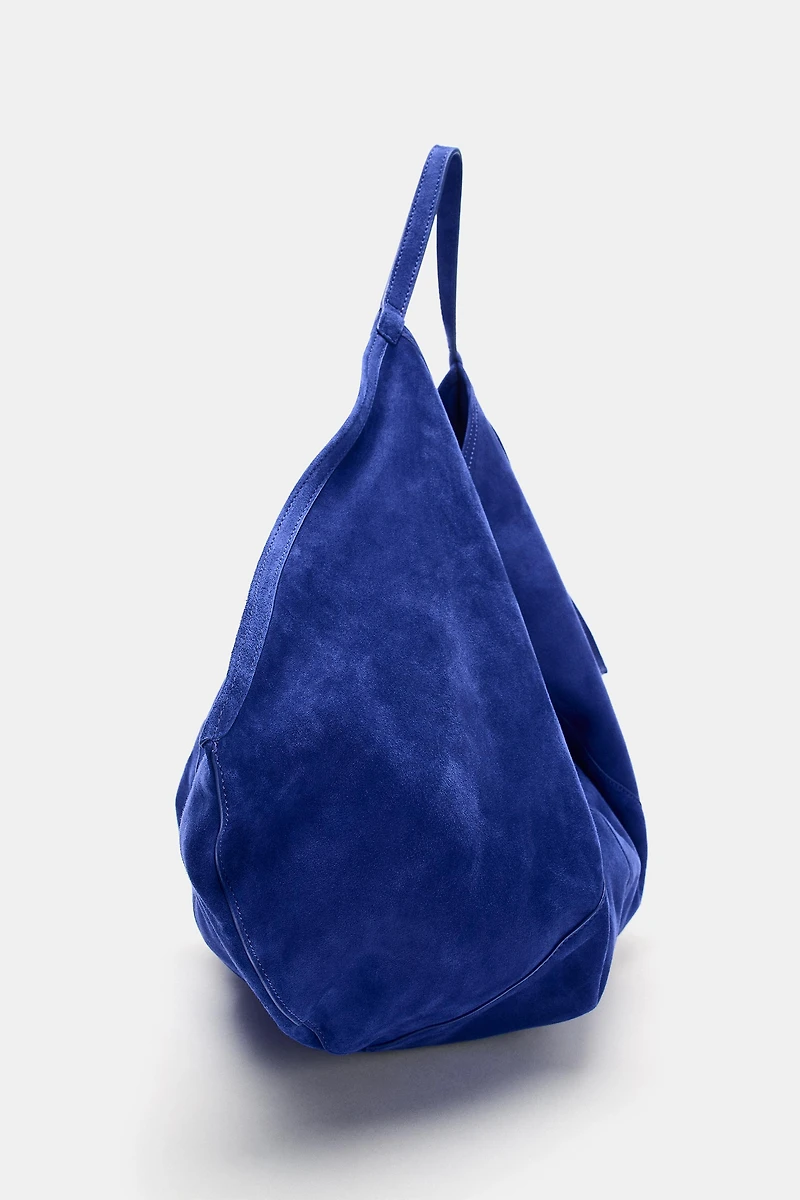SUEDE BUCKET BAG