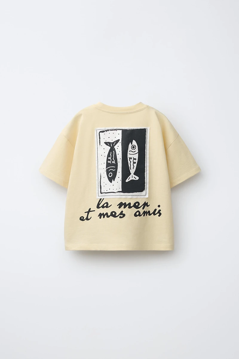 SARDINE PRINT T-SHIRT