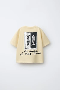 SARDINE PRINT T-SHIRT