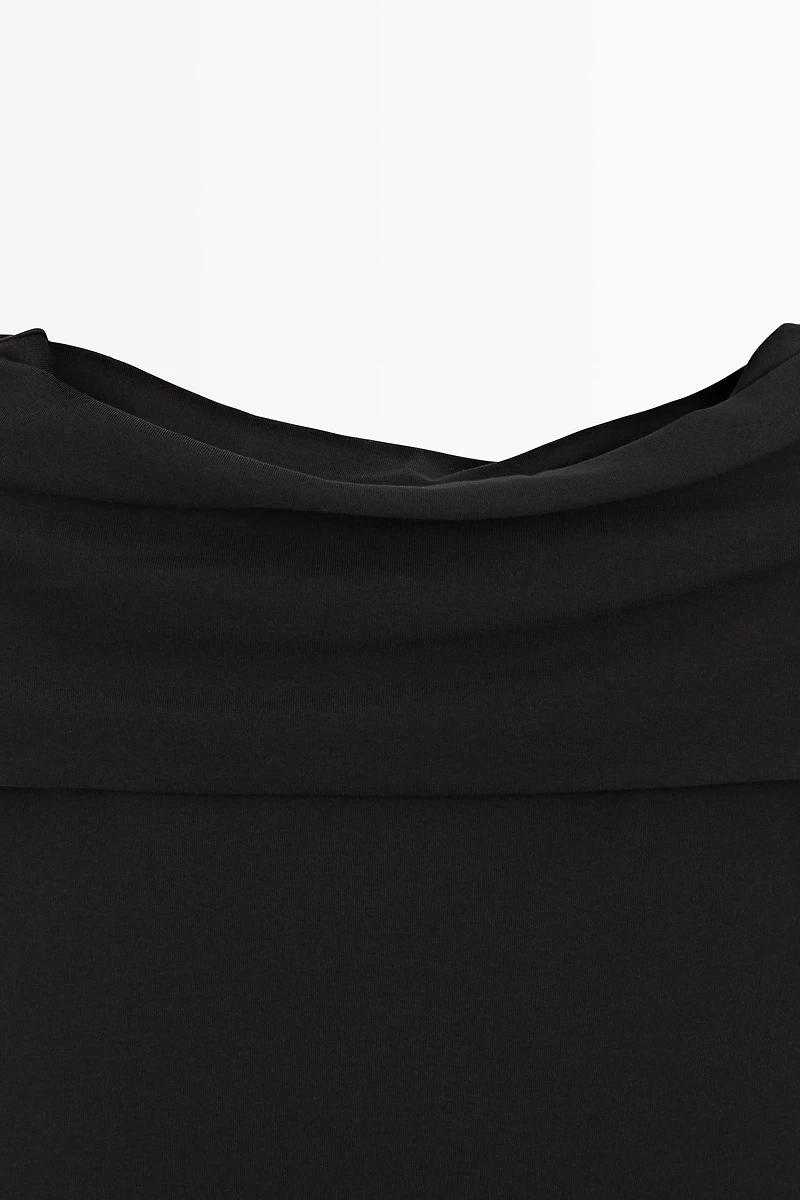 Cotton off-the-shoulder top