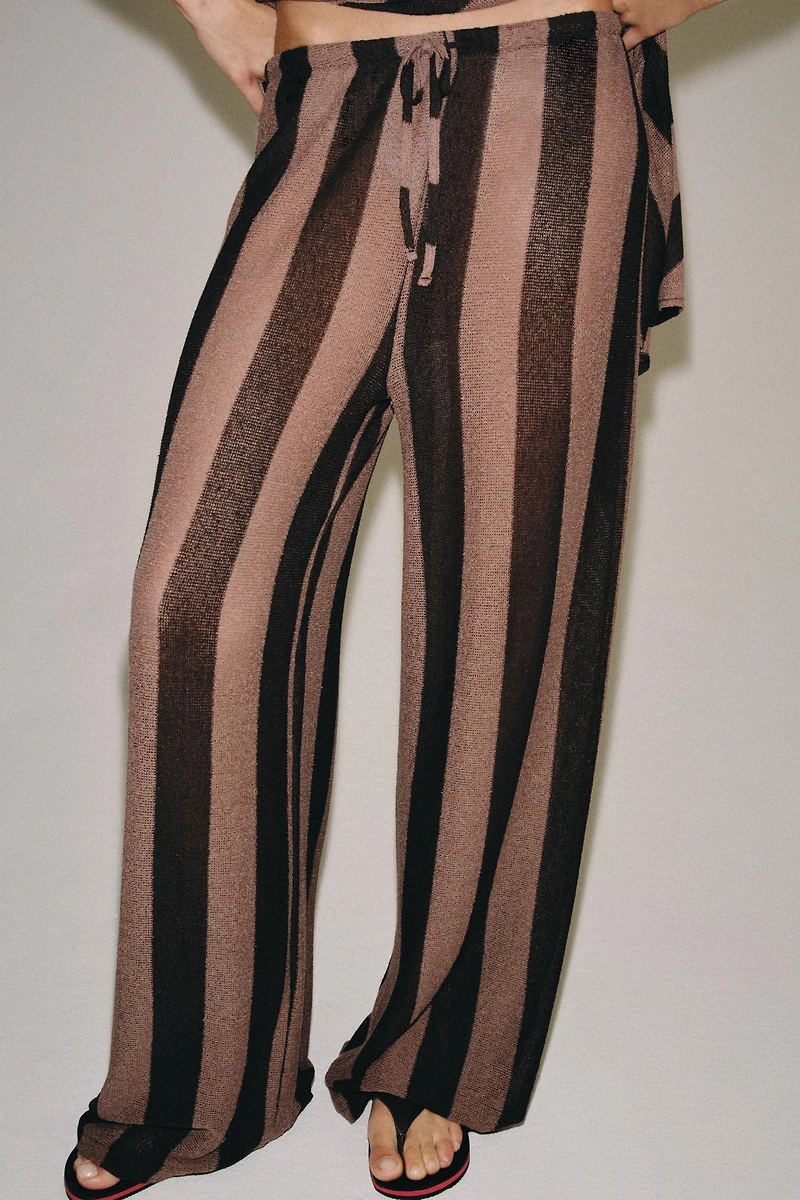 STRIPED RUSTIC PANTS