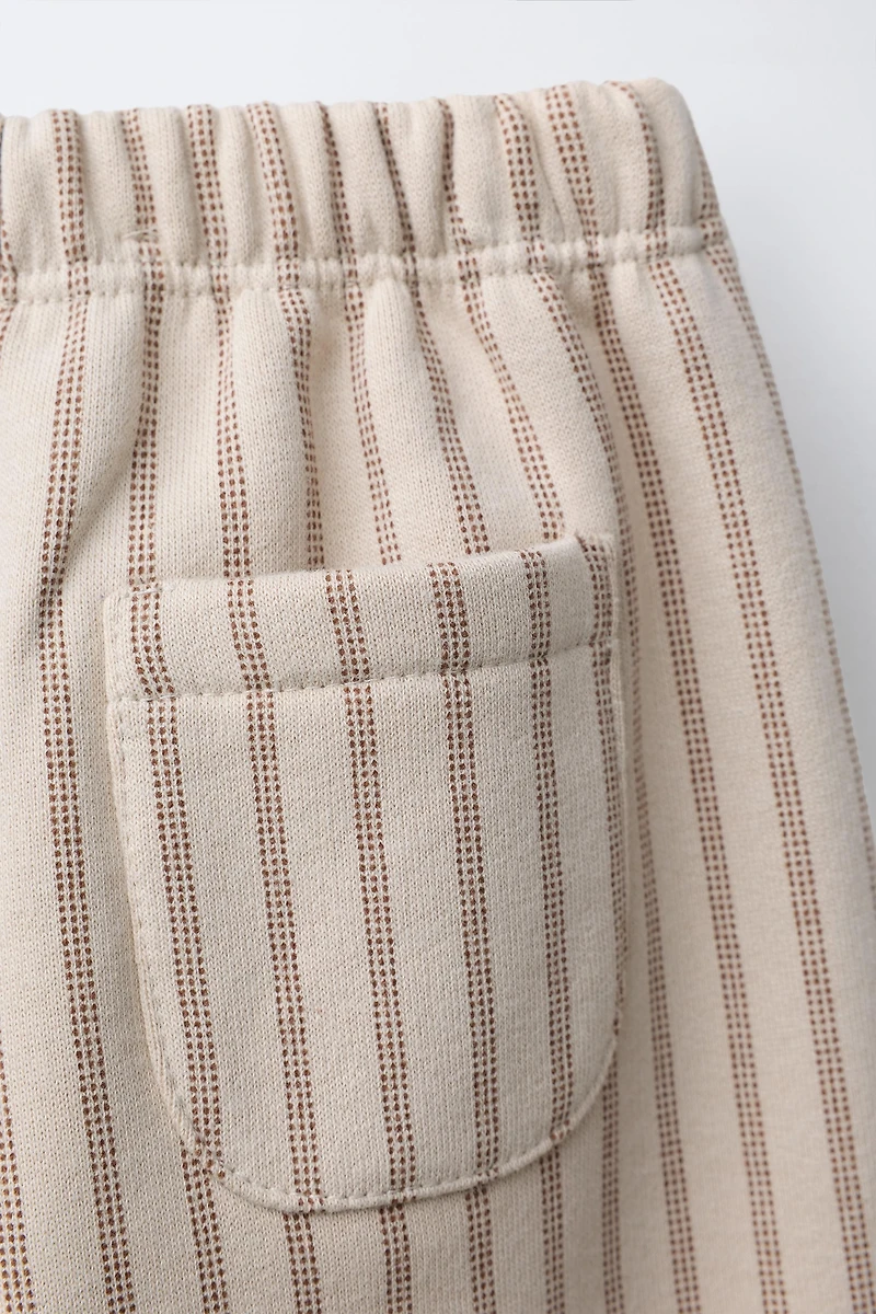 STRIPED BAGGY PANTS
