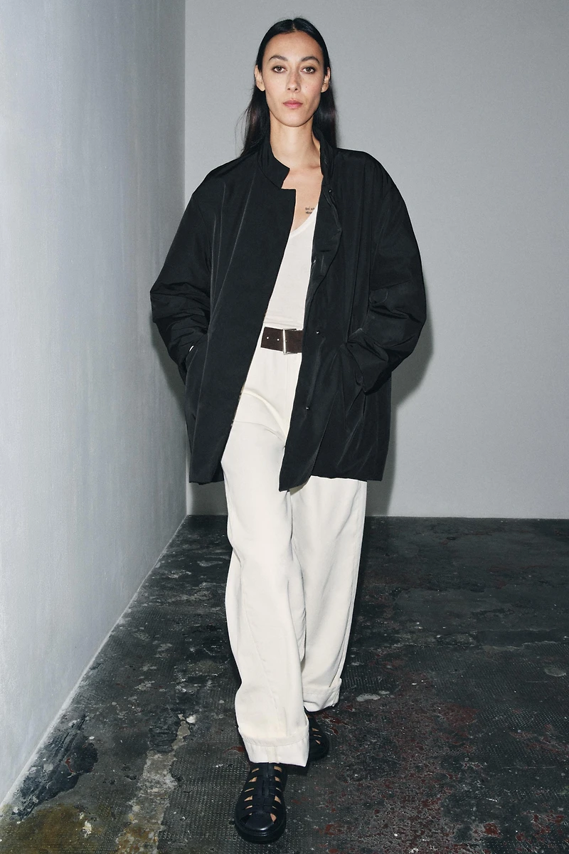 VESTE OVERSIZE EN NYLON ZW COLLECTION