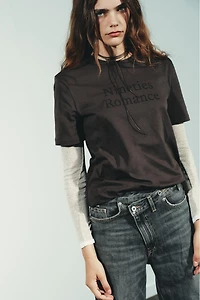 TRF HIGH WAIST CROSSOVER WIDE LEG JEANS