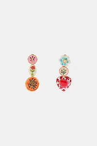 RESIN CHARM EARRINGS