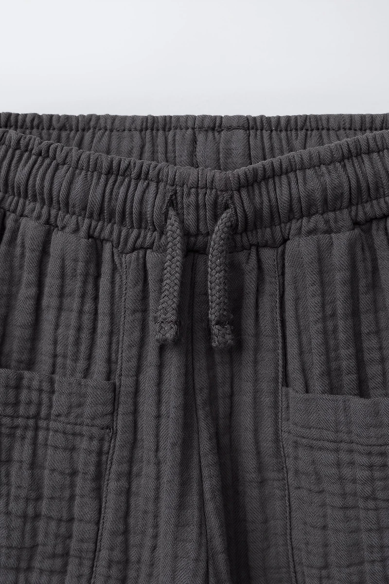 COMBINED TEXTURED SHORTS