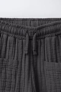 COMBINED TEXTURED SHORTS