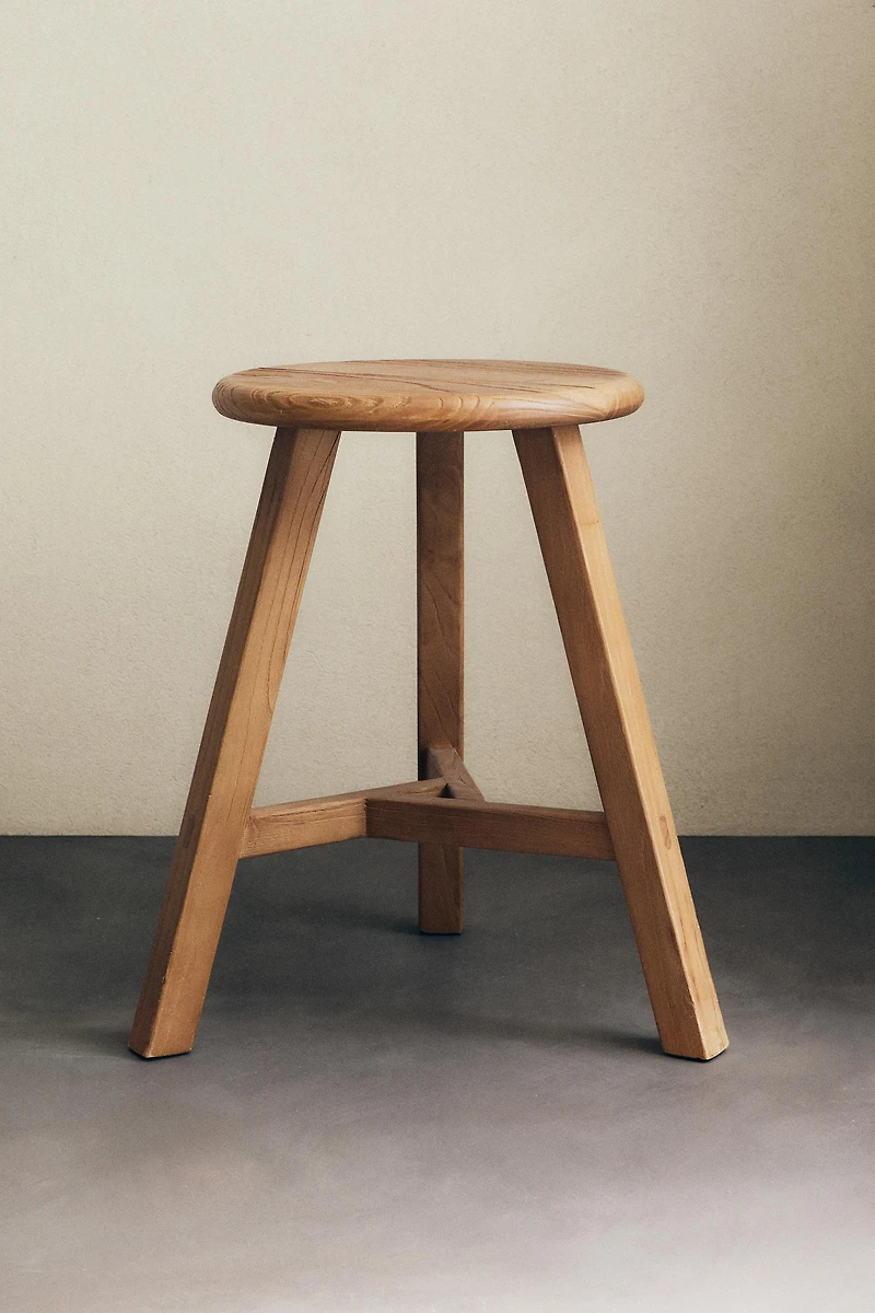 TABOURET BOIS ORME
