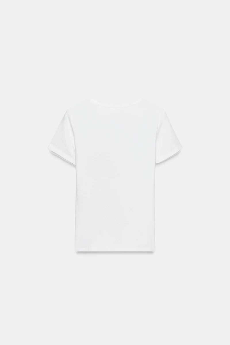 FLORAL POCKET T-SHIRT