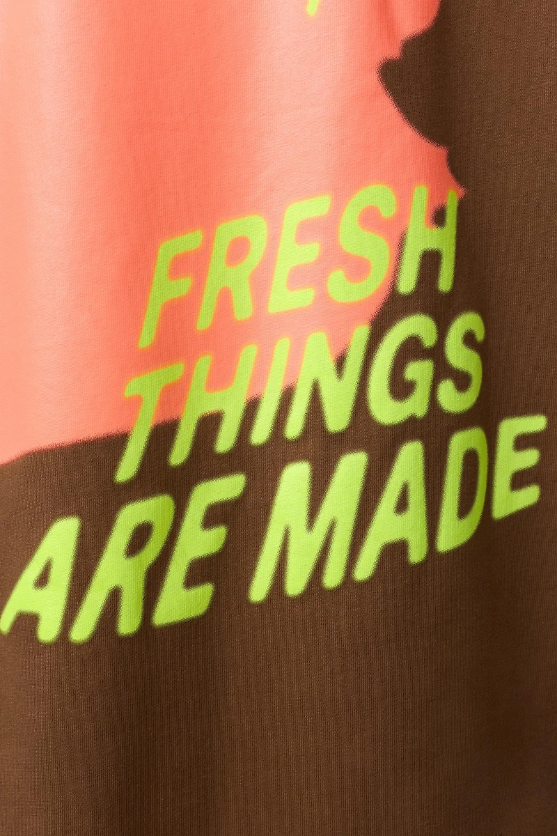 STRAWBERRY PRINT T-SHIRT