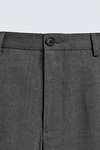 REGULAR FIT WOOL BLEND NON-IRON PANTS