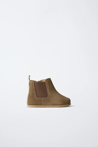BAREFOOT SPLIT LEATHER BOOTS