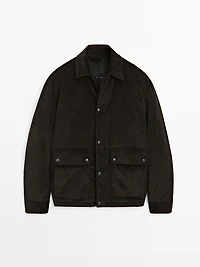 Corduroy jacket with pockets