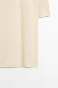 Total look flowing tunic dress