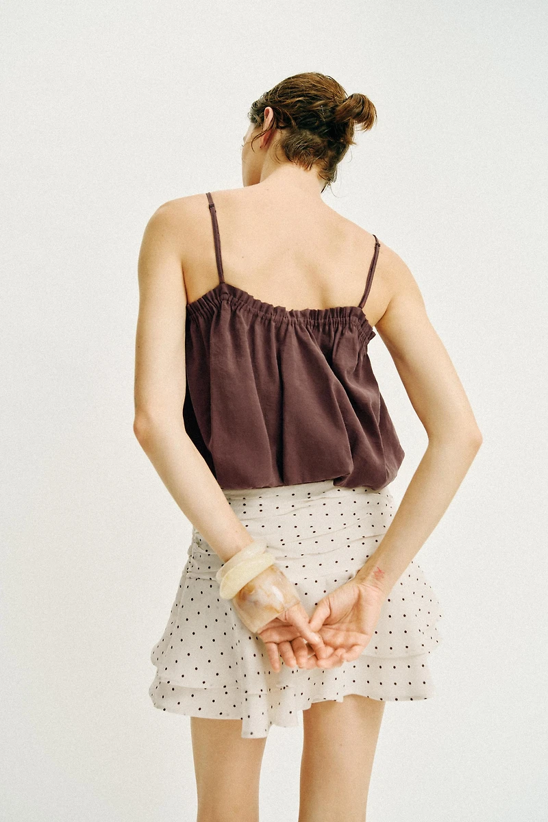 BALLOON STRAP TOP