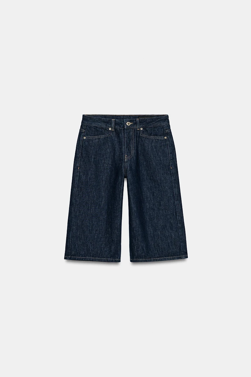BERMUDA EN JEAN TAILLE MOYENNE ZW COLLECTION