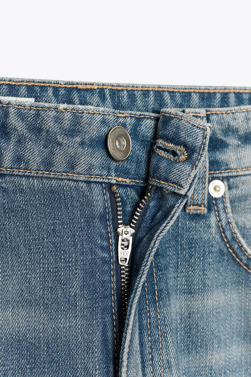TRF MID-RISE BAGGY BALLOON JEANS