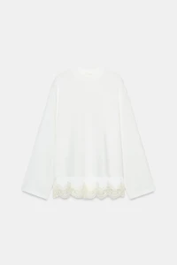 COMBINATION LACE T-SHIRT