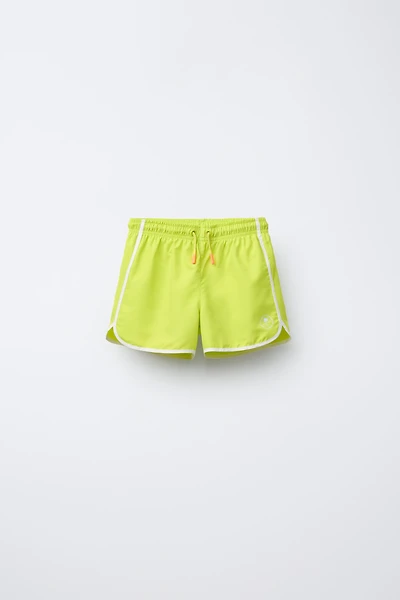 6-14 YEARS/ PALM TREE SWIM SHORTS